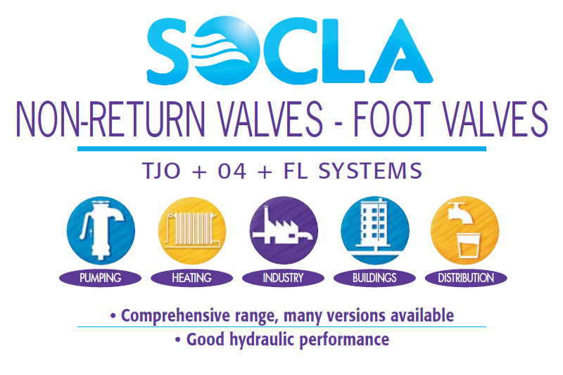 Non-Return Foot Valves By Socla - The TJO + 04 + FL SYSTEMS